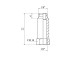 2D7002070 Перехідник 1/8" - 1/8" - 22 mm -AG 2D7002070 Перехідник 1/8" - 1/8" - 22 mm -AG