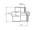 2D703000 Перехідник 1/8" - M5x0.8 -AG 2D703000 Перехідник 1/8" - M5x0.8 -AG