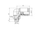 2FM056115 Фітинг кутовий поворотній 6-М7х1 -AG 2FM056115 Фітинг кутовий поворотній 6-М7х1 -AG