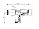 2FM058230 Трійник 4mm-4mm-4mm -AG 2FM058230 Трійник 4mm-4mm-4mm -AG