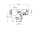 2FM059216 Трійник 8 mm - 1/4" - 8 mm -AG 2FM059216 Трійник 8 mm - 1/4" - 8 mm -AG