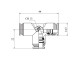 2FM059230 Трійник 8 mm - 8 mm - 8 mm -AG 2FM059230 Трійник 8 mm - 8 mm - 8 mm -AG
